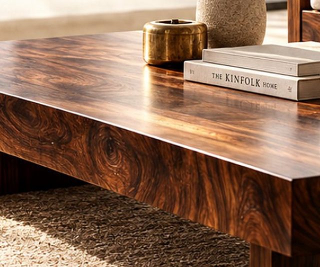 Rosewood coffee table