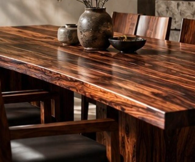 Rosewood dining table