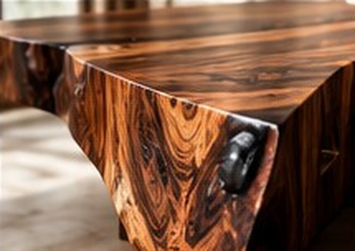 Bespoke live-edge detail